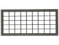 Preview: Industriefenster, Lasercut, 6 Stück, rechteckig, grau, Spur 0 (Null), 1:45