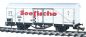 Preview: Gedeckter Güterwagen Gkhhs SEEFISCHE, Deutsche Reichsbahn DR, Spur 0, 1:45