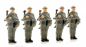 Preview: NVA MOT Schützen angetreten Gewehr über, 5 Modellbahnfiguren handbemalt, Spur TT, 1:120