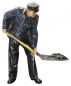 Preview: Heizer 3 DR, Modellbahnfigur handbemalt, Spur 0 (Null), 1:45