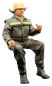 Preview: Feuerwehrmann BRD Fahrer, Modellbahnfigur handbemalt, Spur 0 (Null), 1:45