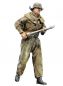 Preview: Feuerwehrmann DDR Spritzenmann, Modellbahnfigur handbemalt, Spur 0 (Null), 1:45