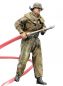 Preview: Feuerwehrmann DDR Spritzenmann, Modellbahnfigur handbemalt, Spur 0 (Null), 1:45