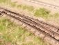 Preview: Schmalspurweiche 12° Grad, links, Spur H0e, 1:87
