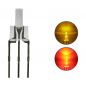 Preview: Duo Bi-Color LED 2 mm lang klar 3pin Anode gelb + rot