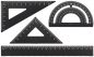 Preview: Lineal Winkel Set 4-teilig aus Aluminium in praktischer Box für Modellbahn, Modellbau, Schule, Hobby, Freizeit
