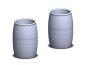 Preview: Plastikfass einseitig offen, 200 Liter, 2 Stück, Spur H0, 1:87