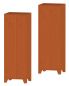 Preview: Spind Metallschrank, 2 Stück, Spur H0, 1:87
