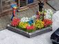 Preview: Straßenpflanzkübel Schwellen groß, 10 Stück, Spur H0, 1:87