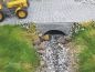 Preview: Wasserdurchlass Bachbrücke Flussbrücke mittel, Ziegel grau, 3 Stück, Spur H0, 1:87