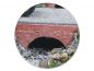 Preview: Wasserdurchlass Bachbrücke Flussbrücke mittel, Ziegel rot, 3 Stück, Spur H0, 1:87