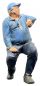 Preview: Thomas, Modellbahnfigur handbemalt, Spur 0 (Null), 1:45