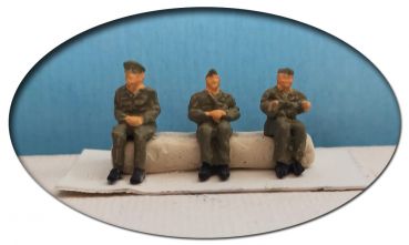 NVA, Fahrer, Offizier und Soldat, Spur H0, 1:87