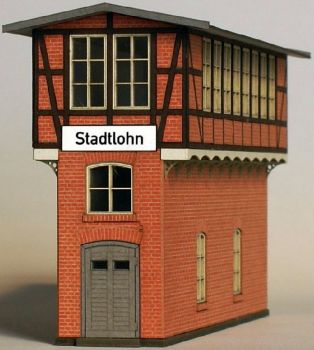 Preview: Stellwerk Stadtlohn der WLE, Lasercut-Bausatz, Spur H0, 1:87 Preview: Stellwerk Stadtlohn der WLE, Lasercut-Bausatz, Spur H0, 1:87