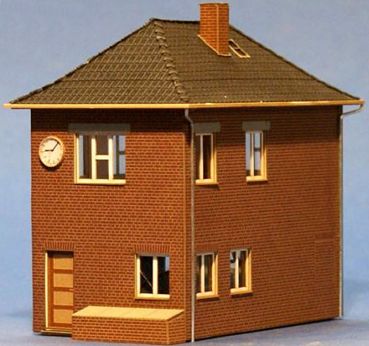 Preview: Lokleitung Bw Ottbergen, Lasercut-Bausatz, Spur H0, 1:87