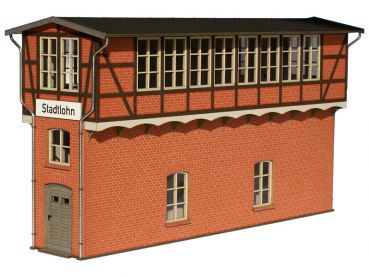 Stellwerk Stadtlohn der WLE, Lasercut-Bausatz, Spur 0 (Null), 1:45