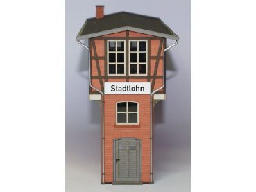 Stellwerk Stadtlohn der WLE, Lasercut-Bausatz, Spur 0 (Null), 1:45