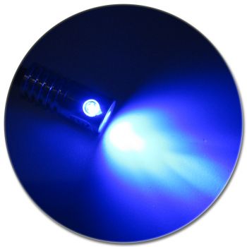 LED Adapter für Lichtwellenleiter Lichtleiter LWL Leuchtfarbe DUNKELBLAU