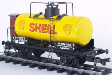 Kesselwagen SHELL Deutsche Reichsbahn DR mit Bremserhaus, Spur 0, 1:45