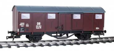 Preview: Gedeckter Güterwagen Gmhs 55 Variante 2, Deutsche Bahn DB, Spur 0, 1:45 Preview: Gedeckter Güterwagen Gmhs 55 Variante 2, Deutsche Bahn DB, Spur 0, 1:45