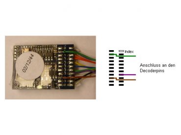 Aux 34 Verstärker für ESU LokPilot LokSound Decoder