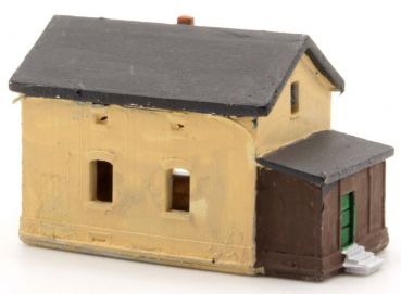 Bahnwärterhaus bemalt, Spur T, 1:450