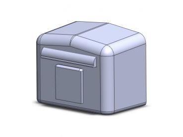 Preview: Briefkasten Deutsche Post, 5 Stück, Spur H0, 1:87