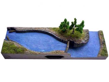 Beispielgestaltung CANAL DU MIDI Schleuse, Spur T, 1:480