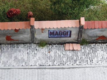 Preview: Dachziegel Biberschwanz Rundschnitt, rot mittel, 1.080 Stück, Spur 0 (Null), 1:45