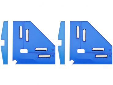 Preview: Modellbau Winkelset 90° Grad,  magnetische Verbindungshilfe Klebehilfe