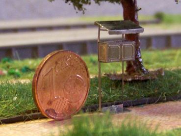 Preview: Elektro-Verteilerkasten E-Verteiler, Bausatz für 4 Stück, Spur H0, 1:87