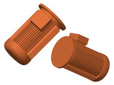 Elektromotor Industrie klein, 2 Stück, Spur 0, 1:45