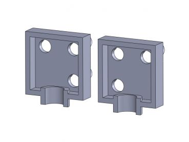Preview: EOW Weichenlichtsignal, einfacher Abzweig, 2 Stück, Spur H0, 1:87