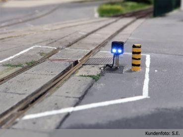 EOW Weichenlichtsignal, einfacher Abzweig, 2 Stück, Spur H0, 1:87