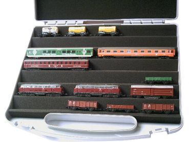 Transportkoffer XL für Fahrzeuge Spur N, 1:160