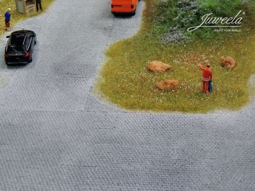 Preview: FLEXYWAY Kopfsteinpflaster Altstadt Kopfsteinplatz groß, Spur H0, 1:87 Preview: FLEXYWAY Kopfsteinpflaster Altstadt Kopfsteinplatz groß, Spur H0, 1:87