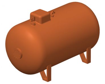 Preview: Flüssiggasbehälter Gastank 2700 Liter, Bausatz 2-teilig, Spur 0, 1:45 Preview: Flüssiggasbehälter Gastank 2700 Liter, Bausatz 2-teilig, Spur 0, 1:45