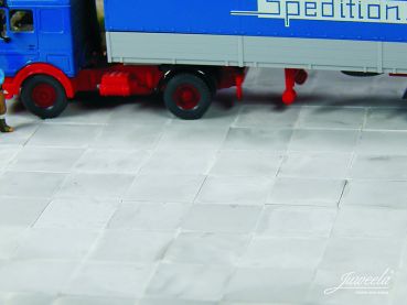 Preview: Großflächenplatten ganz, 180 Stück, Spur H0, 1:87