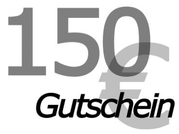 Geschenkgutschein im Wert von 150,00 EURO