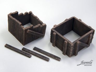 Preview: Holzprellbock aus alten Bahnschwellen, 2 Stück, Spur 0 (Null), 1:45 Preview: Holzprellbock aus alten Bahnschwellen, 2 Stück, Spur 0 (Null), 1:45