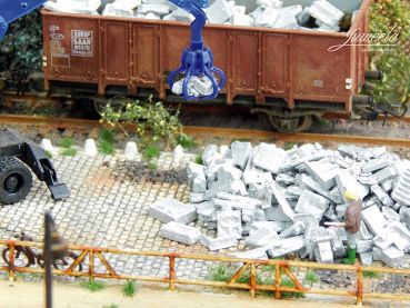 Preview: Industrieschrott Alu, 25g, Spur H0, 1:87