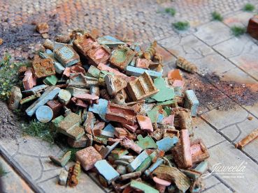 Preview: Industrieschrott bunt angerostet, 75g, Spur H0, 1:87