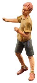 Kind Spielkind 4, Modellbahnfigur handbemalt, Spur 0 (Null), 1:45