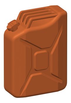 Preview: Kraftstoffbehälter Benzinkanister 20 Liter, 5 Stück, Spur H0, 1:87