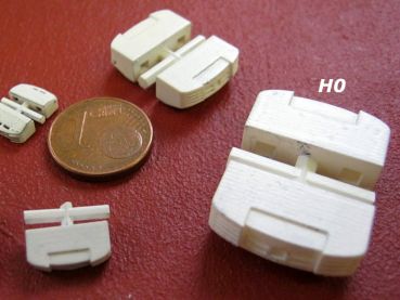 Preview: Kühlaggregate für LKW, 2 Stück, Spur H0, 1:87