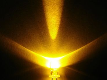LED 5mm gelb Gehäuse klar 10.000mcd extrem hell