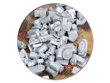 Metallschrott Alu, 30g, Spur H0, 1:87