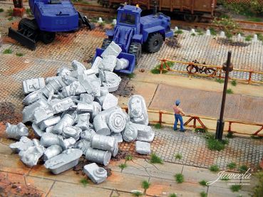 Preview: Metallschrott Alu, 60g, Spur H0, 1:87