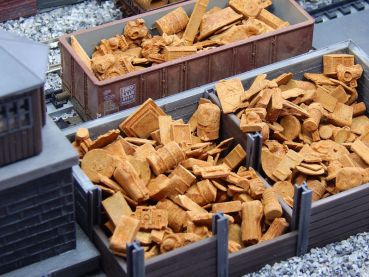 Preview: Metallschrott rostig magnetisch, 60g, Spur H0, 1:87