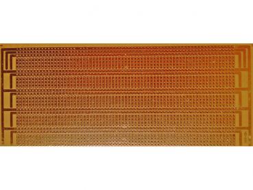 Streifenraster Leiterplatte PCB Experimentierplatine, 85x200mm, 2.176 Bohrungen